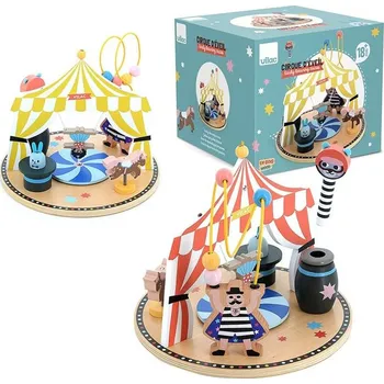 Dřevěná hračka Vilac Motorický labyrint Cirkus Michelle Carlslund