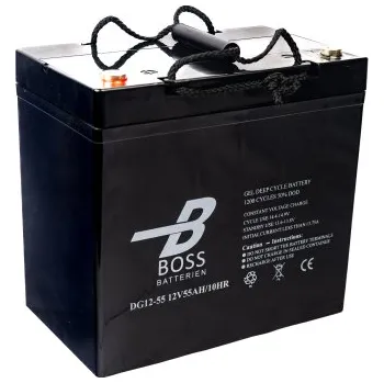 Autobaterie BOSS Deep Cycle GEL 12V 55Ah 229x138x208/212 M6 1200 cyklů