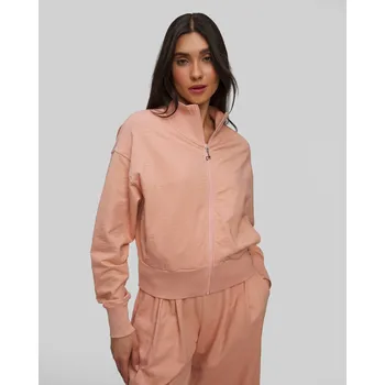 Dámská mikina Korálová Dámská Mikina Na Zip Deha D22332-37311