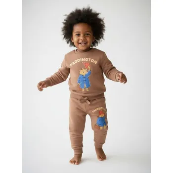 Chlapecká mikina Sinsay - Mikina typu crewneck Paddington - hnědá - 031FX-98X - 031FX-98X-74