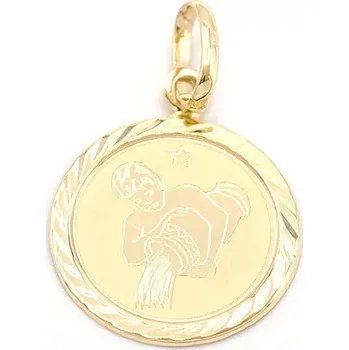 Přívěsek Zlatý přívěsek znamení vodnář
