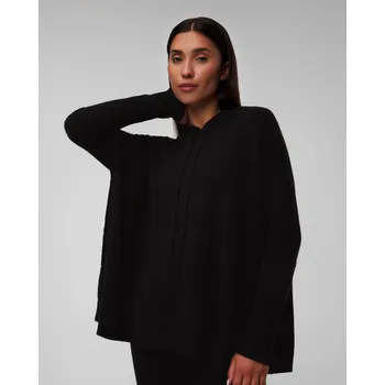 Dámský svetr Černý Dámský Kašmírový Svetr S Kapucou Kujten Reena F2051-81