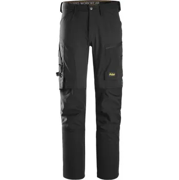 Pracovní oblečení Snickers Workwear | Kalhoty AW Stretch černé - Černá / 52 / 52 / černá
