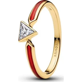 Prsten Zlacený prsten PANDORA Marvel Iron Man 50 164211C01-50