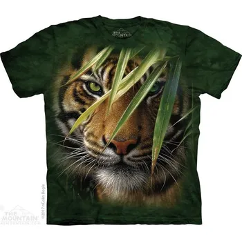 Pánské tričko Pánské batikované triko The Mountain - Emerald Forest - zelené Velikost: XXXL 10-5934/XXX