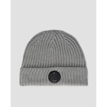 Čepice Vlněná čepice Cp Company Wool Beanie V Šedé Barvě Rfcmac739a005509a-m92