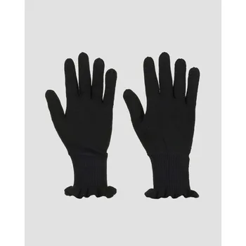 Rukavice Černé Dámské Rukavice S Obsahem Přírodní Vlny A Kašmíru Allude 92001-90
