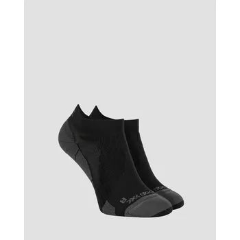 Pánské ponožky Běžecké Ponožky X-socks Run Perform Low Cut V Černé A Šedé Barvě Xsripes24m-b036