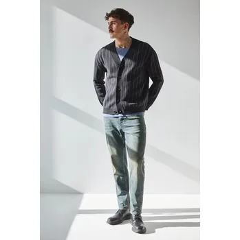 Pánský svetr Kardigan Medicine pánský, černá barva RW25-SWMA18 99A, vel. M