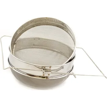 Cedník a síto Cedník dvojitý-nerez, vypouklý, 23 cm