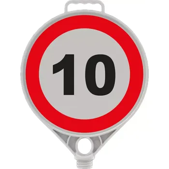 Dopravní značka FLOMA Nejvyšší povolená rychlost 10 km 28 cm