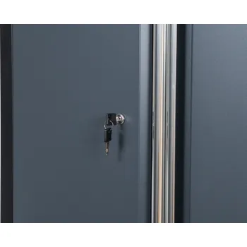 Matabro MB-TGB1336N, Dvoudveřová vysoká skříň | 4 police | 915 x 458 x 2000 mm