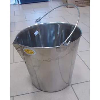 kbelík Vědro nerez s výlevkou 12 l