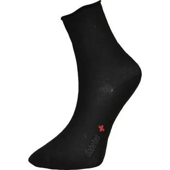 Pánské ponožky VTR Diabetes ponožky MATEX bez lemu Barva: Černá, Velikost: 47-48