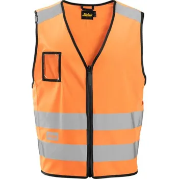 Reflexní vesta Snickers Workwear, třída 2 oranžová - Oranžová / XL / XL / oranžová