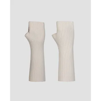 Rukavice Bílé Dámské Rukavice Z Kašmíru Kujten Knokke Ak2708-755