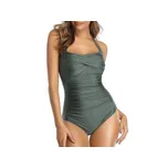 Dámské plavky Smismivo zelené vel. 2XL