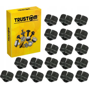 Posilovač řízení 20x SPONKA SVORKA ODHLUČNĚNÍ TLUMENÍ PRO MASKU AUDI Seat Škoda