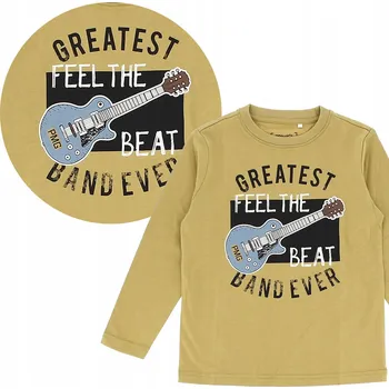 Chlapecké tričko Primigi dětské tričko s dlouhým rukávem bavlna zelené velikost 128