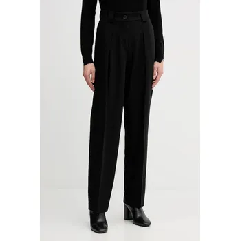 Kalhoty Sisley 4KVXLF07C černá 99X, vel. 42