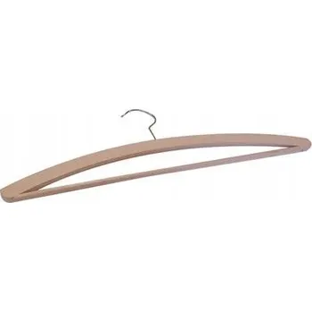 Ramínko Dřevěné pánské ramínko s voskem a hůlkou 42 cm