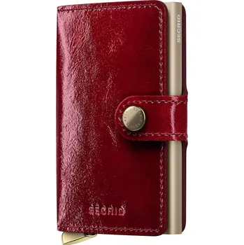 Módní doplněk Kožená peněženka Secrid NAPLAK MNa.Naplak červená 33X, vel. ONE SIZE