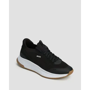 Pánské tenisky Pánské černé Boty Hugo Boss Ttnm Evo 50523113-14