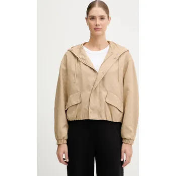 Pánská větrovka Bunda Guess PEONY V5YL02.WH492 béžová 80X, vel. XL