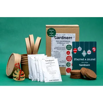 Kosmetická sada Vánoční dárková sada - Microgreens Gardners "Vypěstuj si sám", M