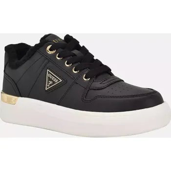 Dámské kozačky GUESS dámská obuv s kožíškem Overria černá 40