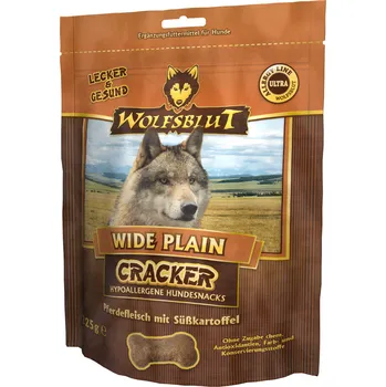 Pamlsek pro psa Wolfsblut Dog Cracker Wide Plain 225g
