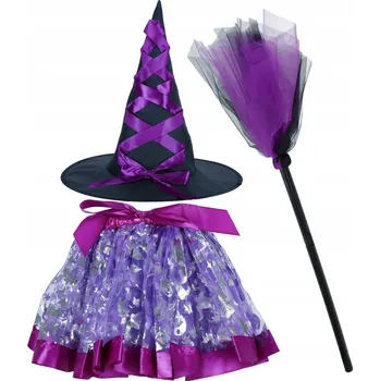 Karnevalový kostým Kostým Čarodějnice Ikonka vel. univerzální