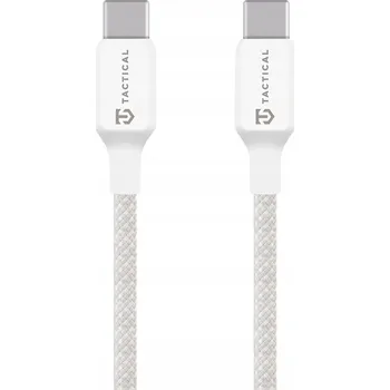 Datový kabel Kabel Tactical Stitch Thread Cable USB-C/USB-C 1m, bílá