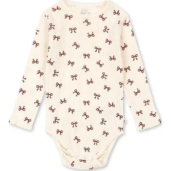 Kojenecký body Bavlněné kojenecké body Konges Sløjd MINNIE BODY GOTS KS104373 KS104373.9BYA béžová 08X, vel. 92