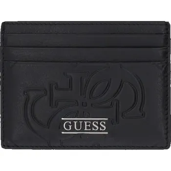 Peněženka Kožené pouzdro na karty Guess BOSTON SMBOMG.LEA25 černá 99X, vel. ONE SIZE