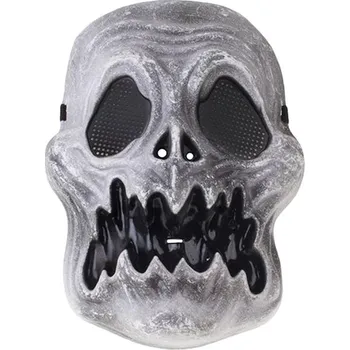 Karnevalová maska Funny Fashion Maska lebka šedá