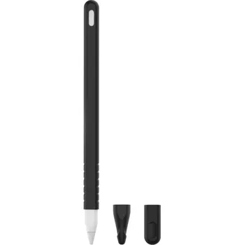 3v1 silikonový obal pro Apple Pencil 2. generace / Pro - černý