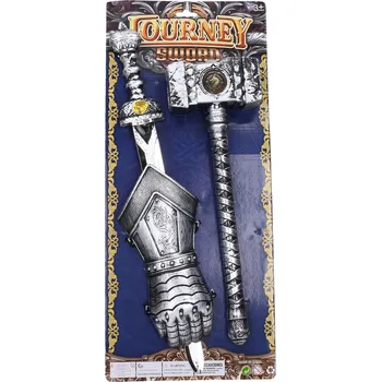 Dětská zbraň Zbraně meč a kladivo set 50 cm