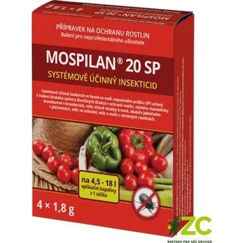 Pesticid Mospilan 20 SP - 4x1,8 g krabička VĚTŠÍ BALENÍ