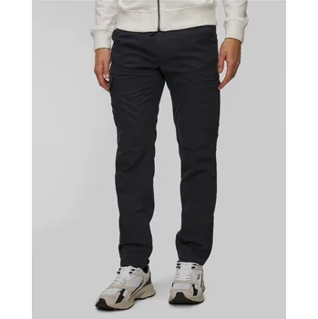 Pánské kalhoty Tmavě Modré Lněné Pánské Kalhoty Aeronautica Militare 251pa1662ct3526-8394