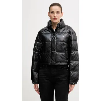 Bunda Calvin Klein Jeans černá barva, zimní, LV047D504G 99X, vel. M