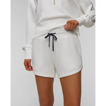 Dámské kraťasy Bílé Dámské Teplákové šortky Varley Ollie High Rise Short 3.5 Var01902-whte