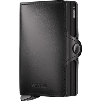 Peněženka Kožená peněženka Secrid DUSK Twinwallet.Dusk černá 99X, vel. ONE SIZE