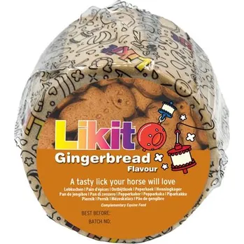 Krmivo pro hospodářské zvíře Liz pro koně LIKIT, náhradní náplň, Vánoční Edice - perníkový, 625 g