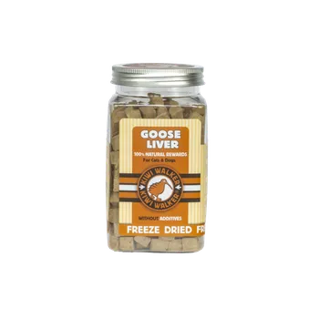 Pamlsek pro psa KIWI WALKER - MRAZEM SUŠENÁ HUSÍ JÁTRA 120 G
