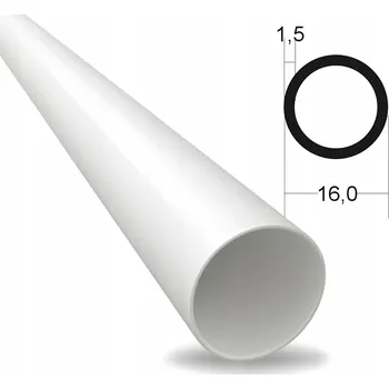 Zábradlí Ocelová trubka fi 16 výplň do zábradlí Harfa 280 cm bílá barva