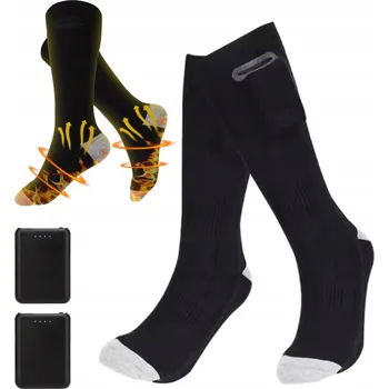 Pánské ponožky Vyhřívané Ponožky elektrické termální návleky zimní ohřívače nohou