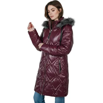 Batiny Dámská zimní bunda MARIE Barva: Vínová, Velikost: XL