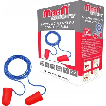 Špunt do uší Špunty do uší, protihlukové zátkové chrániče sluchu Maan COMFORT PLUS