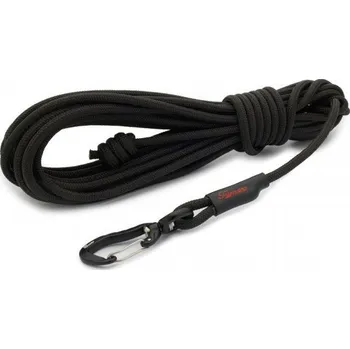 Vodítko pro psa Tamer LANOVÉ VODÍTKO - STOPOVAČKA TWIST pro psy mini černá Délka: 7 m